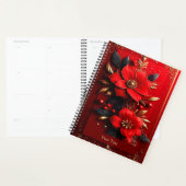 Rode Bloemen Vakantie Planner (Display)
