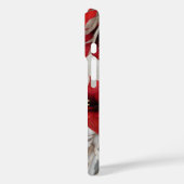  rode bloemen vlinders hoesje (Achterkant / Links)