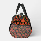 Rode bloemen waterverf monogram plunjezak (Rechts)