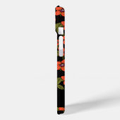 Rode bloemen waterverf naam Case-Mate iPhone case (Achterkant / Links)