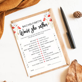 Rode bloemen | Zou zij een beter speelspel zijn? |