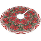 Rode bloemenkleed voor kerstboom rok (Gekanteld)