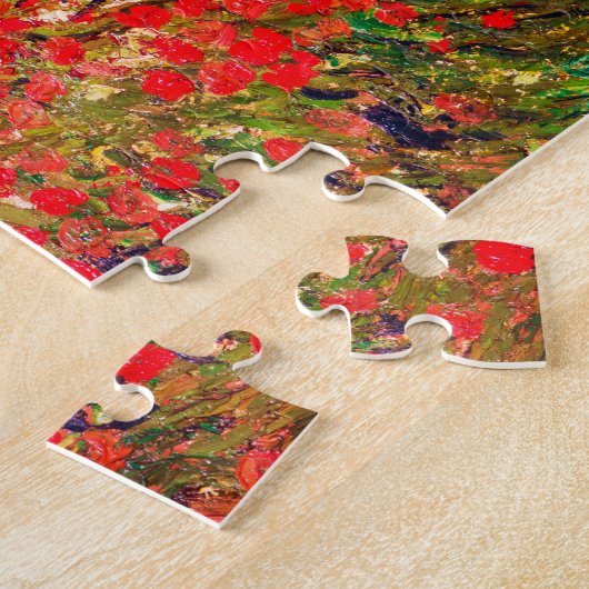 Rode Bloemenveld, Van Gogh Legpuzzel (Zijkant)