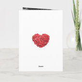  rode bloemfoto Happy Moederdag Kaart (Achterkant)