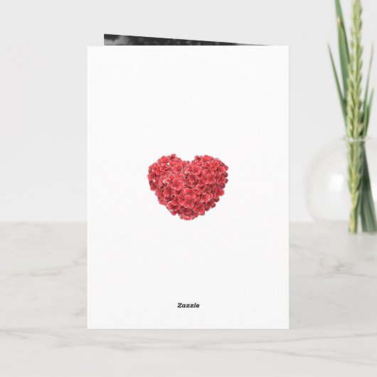  rode bloemfoto Happy Moederdag Kaart (Achterkant)