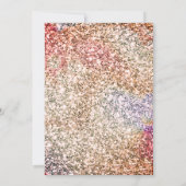 Rode bloemige Nikah islamitische trouwuitnodiging Kaart (Achterkant)