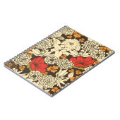 Rode Bloemstraling: Naadloze pracht Notitieboek (Linkerzijde)