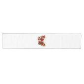 Rode bloemvlinder met rode rozen medium tafelloper (Horizontaal)