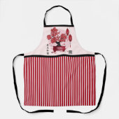 Rode bloesem bonsai 'Zoek harmonie' in Chinese kun Schort (Voorkant)