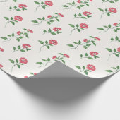  rode bloesem cadeaupapier (Hoek)