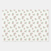 Rode Bloesem Whimsy 3 Inpakpapier Vel (Voorkant 3)