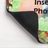 Rode bloesems Floral Foto Lijst Muismat (Hoek)