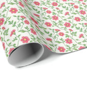 rode bloesemwijnstok cadeaupapier (Rol Hoek)