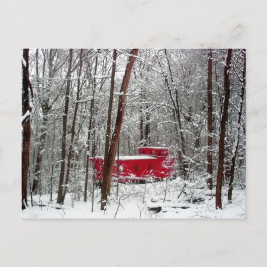 Rode blokjes, kerstkaarten feestdagenkaart (Voorkant)