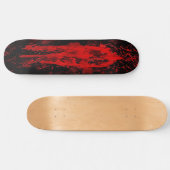 Rode Bloody Keltisch Kruis Persoonlijk Skateboard (Horizontaal)