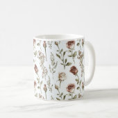Rode Blosemtak Roos Bloemstuk   Koffiemok (Voorkant rechts)