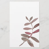 Rode Blush Bloemrozen Spel Wie Kent de Bruid het B Flyer (Achterkant)