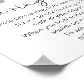 Rode Blush Bloemrozen Zet Er Een Ring Omheen Spel Poster (Hoek)