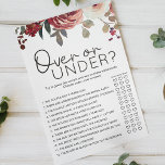Rode blush Rozen gamen onder Flyer<br><div class="desc">Over of onder vrijgezellenfeest game. Waterverf Rode en Blush Floral. Overeenkomende objecten om je collectie te voltooien zijn beschikbaar in onze Zazzle winkel!</div>