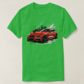 Rode BMW M4 T-shirt (Design voorkant)
