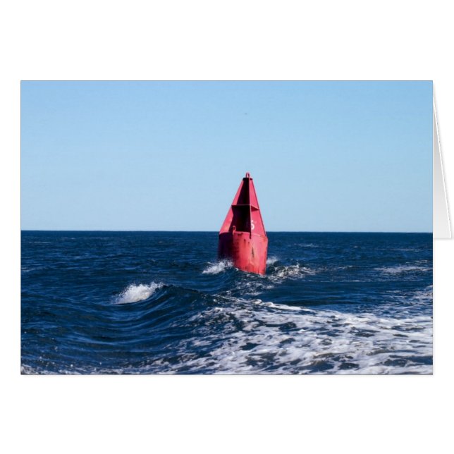 Rode boei (Voorkant Horizontaal)