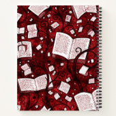 Rode boeken achtergrond (Achterkant)