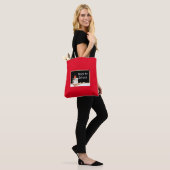 Rode Boekentas Terug Naar School Tote Bag (Op model)