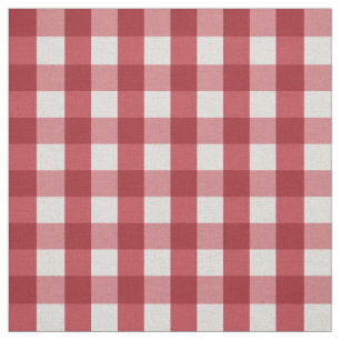 Rode boerderij gingham geruite geruite patroon stof