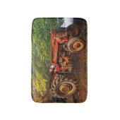 rode Boerderij tractor Badmat (Voorkant Verticaal)