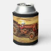  rode Boerderij tractor Blikjeskoeler (Blikje Achterkant)