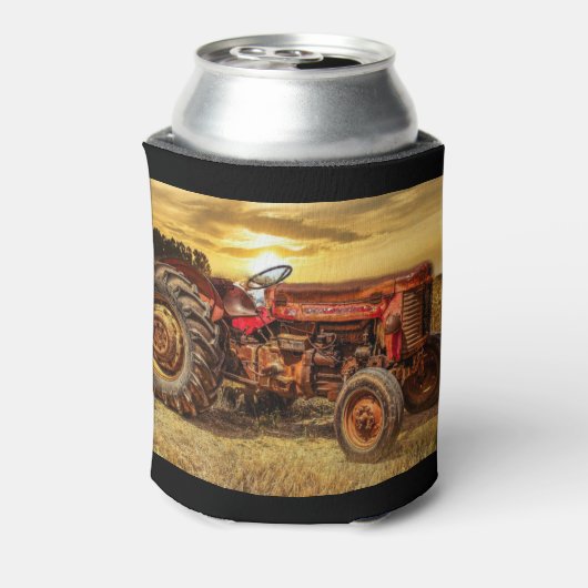  rode Boerderij tractor Blikjeskoeler (Blikje Achterkant)