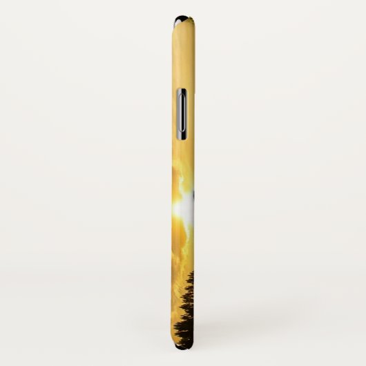  rode Boerderij tractor Case-Mate iPhone Case (Achterkant / rechts)