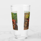  rode Boerderij tractor Glas (Rechts)