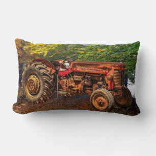 rode Boerderij tractor Kussen