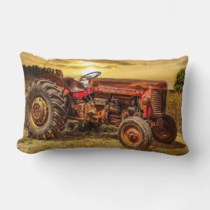 rode Boerderij tractor Kussen