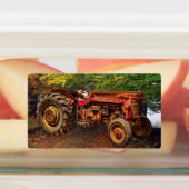  rode Boerderij tractor Labels (Aangebracht)