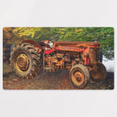  rode Boerderij tractor Labels (Design 1)