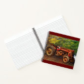 rode Boerderij tractor Notitieboek (Binnen)