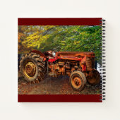 rode Boerderij tractor Notitieboek (Achterkant)