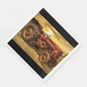  rode Boerderij tractor Servet (Hoek)