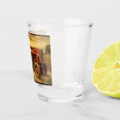 rode Boerderij tractor Shot Glas (Rechts)