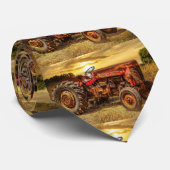  rode Boerderij tractor Stropdas (Opgerold)