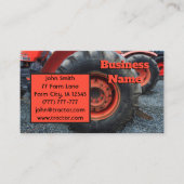 Rode Boerderij Visitekaartje (Voorkant)