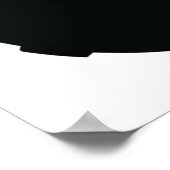 Rode boerderijtractor voertuig poster (Hoek)