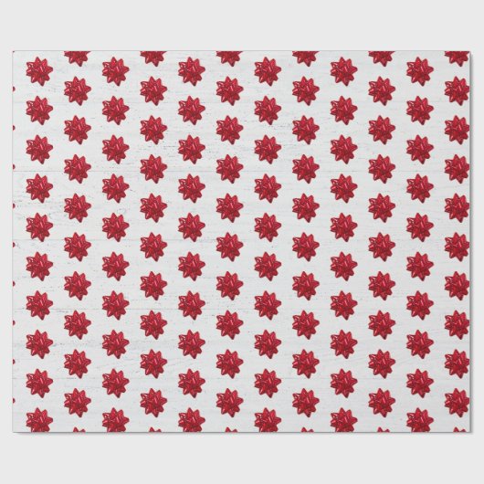 Rode bogen op papier met witte houtkap (Vlak)