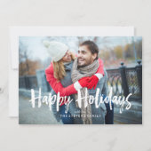 Rode bogen Prettige feestdagen fotokaarten Feestdagenkaart (Voorkant)