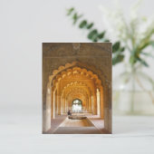 rode bogen van delhi fort briefkaart (Staand voorkant)