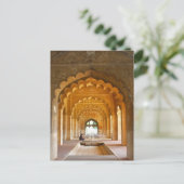 rode bogen van delhi fort briefkaart (Staand voorkant)