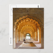 rode bogen van delhi fort briefkaart (Voorkant / Achterkant)