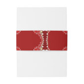 Rode Boheemse Batik bruiloft Uitnodigingen Wikkel (Achterkant Voorbeeld)